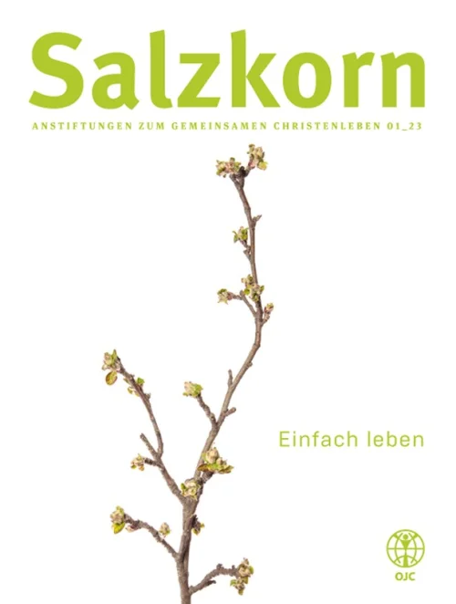 Titelbild des Salzkorn 01/23: Einfach leben