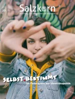 Titelseite des Salzkorns 01/2020: Selbst.Bestimmt